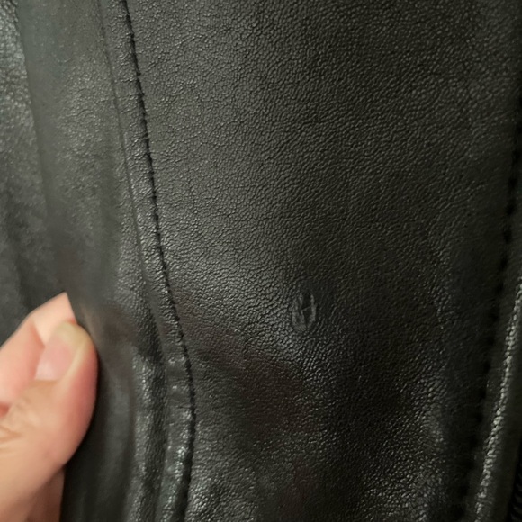 Black Leather Jacket- Kenneth Cole Reaction - Picture 11 of 13